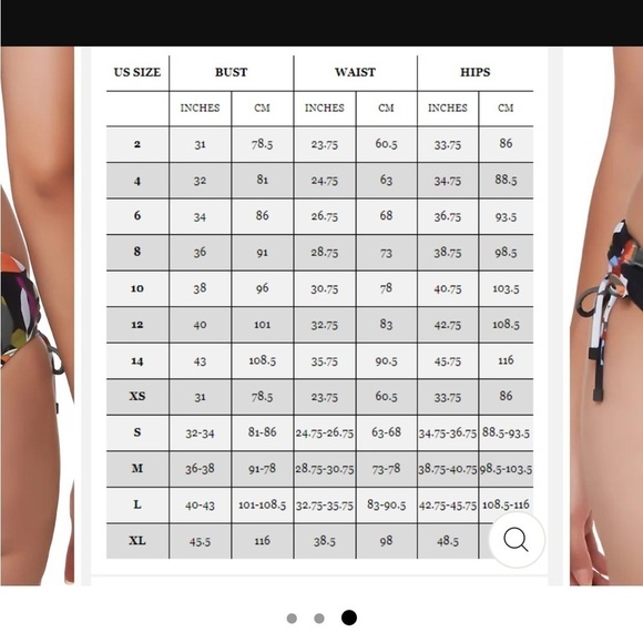 NEW Bar Ill Printed Side-Shirred Hipster Bottoms Swim Separate Size S MEC0515 - Picture 8 of 14